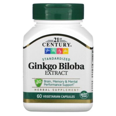 21st Century, Ginkgo Biloba Extract, 60 Capsules