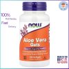 NOW Foods Aloe Vera Gels 50 mg 100 Softgels for Digestive and General Wellness Support