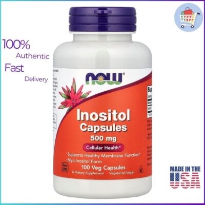 NOW Foods Inositol 500mg 100 Veg Capsules