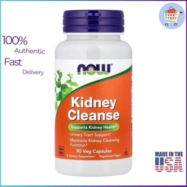 NOW Foods Kidney Cleanse 90 Veg Capsules – Herbal Kidney & Urinary Support Supplement