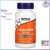 NOW Foods L-Carnitine 500 mg Veg Capsules for Energy and Fat Metabolism Support