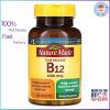 Nature Made B12 Time Release 1000 mcg 160 Tablets – Vitamin B12 Supplement Bottle