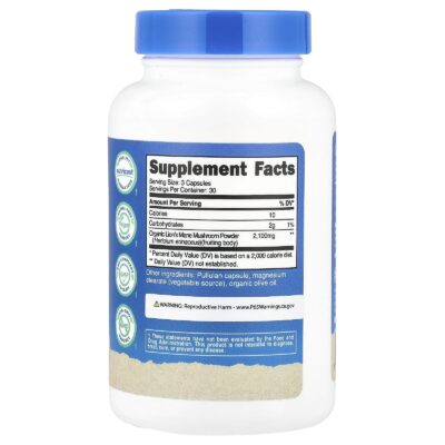 Organic Lion’s Mane Supplement for Brain & Immune Support-2