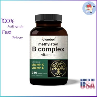 NatureBell Vitamin B Complex for Women 240 Capsules Bottle