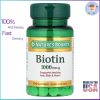 Nature’s Bounty Biotin 1000mcg 100 Coated Tablets