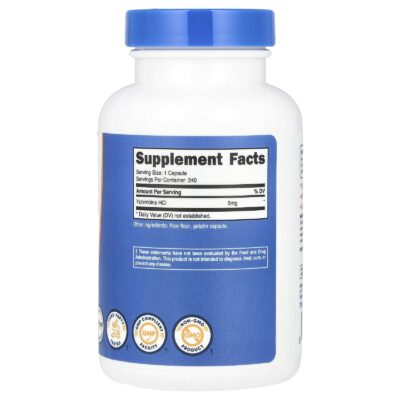 Nutricost Yohimbine 5 mg 240 Capsules Bottle-2