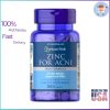 Puritan’s Pride Zinc for Acne 100 Tablets - Skin Support Supplement