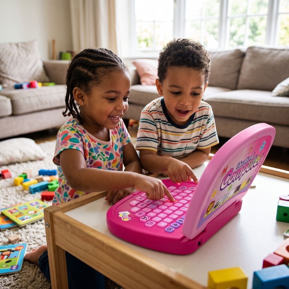 Educational Computer Toy – শিশুদের শিক্ষামূলক খেলনা কম্পিউটার - Image 2